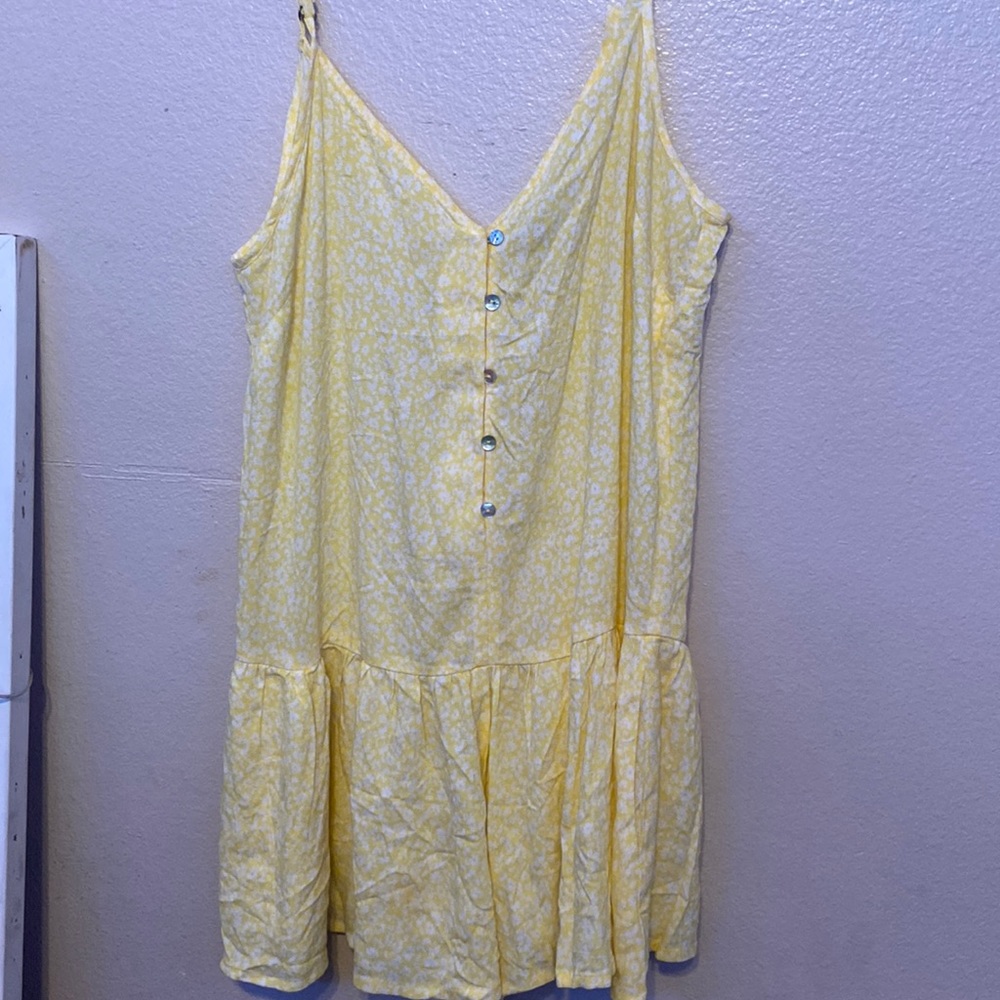 yellow romper kinda big and really cute